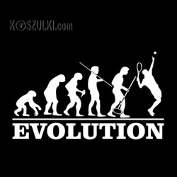 t-shirt Ewolucja Tenis
