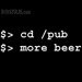 t-shirt cd pub - more beer